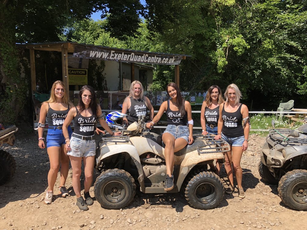 Hen party quad biking exeter devon